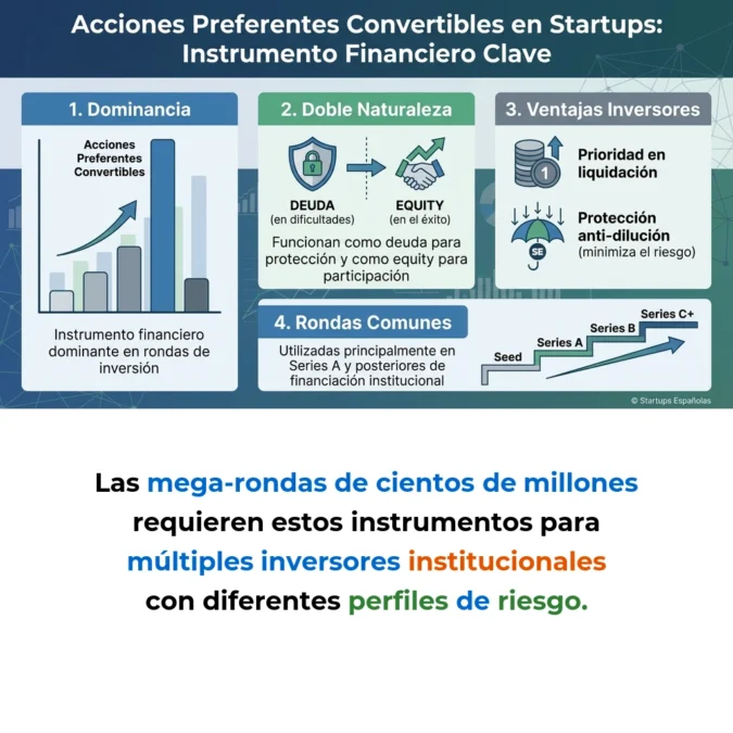 Acciones Preferentes Convertibles: Cómo Funcionan en las Startups - El instrumento financiero híbrido que equilibra riesgo y retorno en las rondas de inversión - Carousel Image