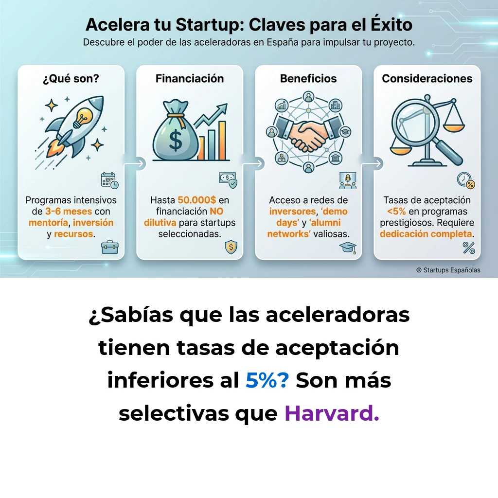 Aceleradoras de startups: programas intensivos para impulsar el crecimiento empresarial - Cómo funcionan estos programas de 3-6 meses que combinan mentoría, financiación y acceso a inversores - Carousel Image