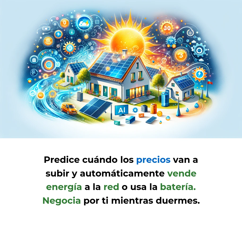 Idea de AI Agent: Agente IA que Optimiza Tu Energía Solar y Reduce la Factura un 30% - Un asistente autónomo que gestiona paneles solares, baterías y red eléctrica para maximizar ahorros en hogares europeos - Carousel Image