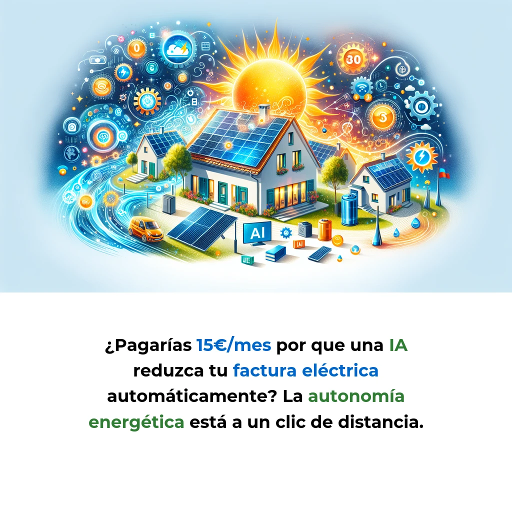 Idea de AI Agent: Agente IA que Optimiza Tu Energía Solar y Reduce la Factura un 30% - Un asistente autónomo que gestiona paneles solares, baterías y red eléctrica para maximizar ahorros en hogares europeos - Carousel Image