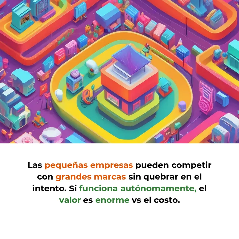 Idea SaaS: Agentes IA que hacen todo el marketing automáticamente - Robots inteligentes que crean campañas completas para pequeñas empresas sin intervención humana - Carousel Image