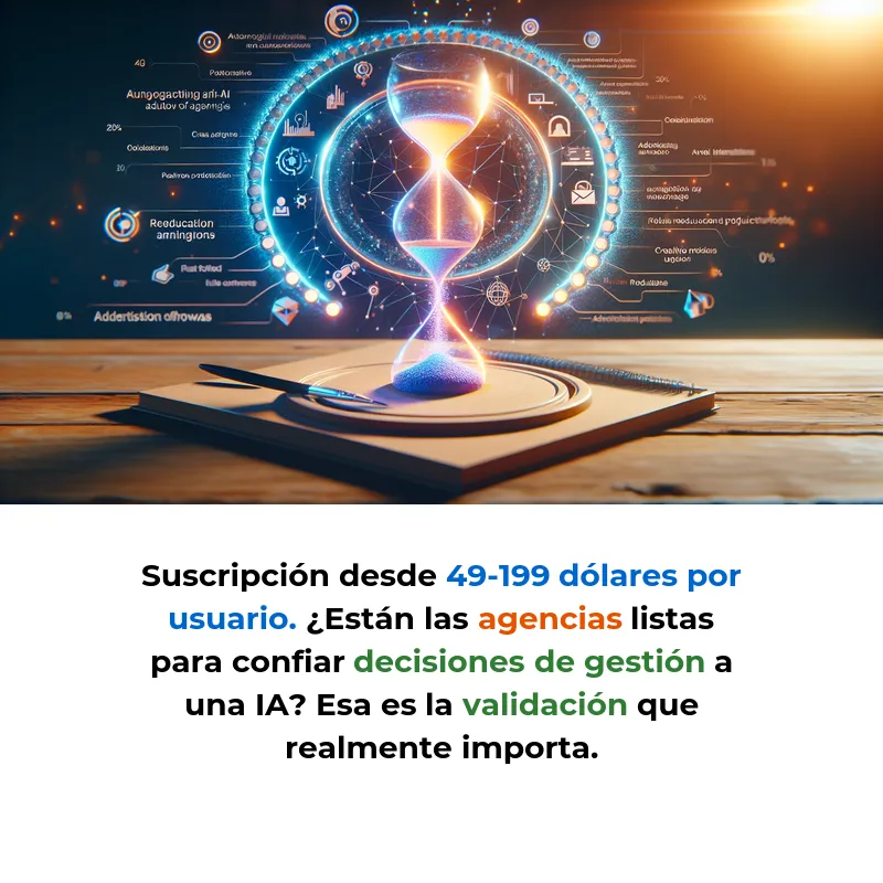 Idea de AI Agent: Asistente Autónomo para Gestión de Proyectos Creativos en Agencias - Un sistema multi-agente que automatiza workflows publicitarios y reduce tiempos de producción hasta un 50% - Carousel Image