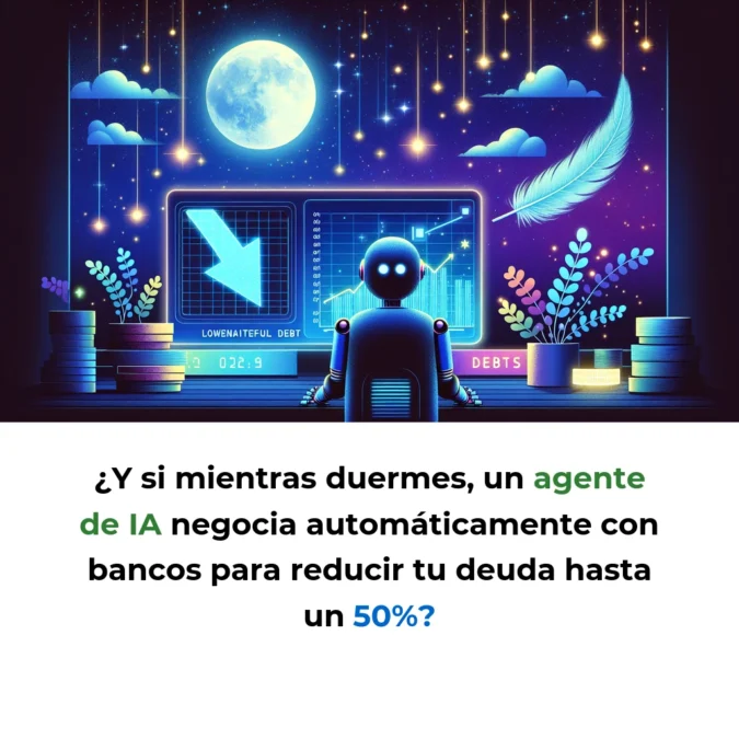 Idea de AI Agent: Negociador Automático de Deudas Personales con IA - Un agente autónomo que contacta a tus acreedores, negocia mejores condiciones y reduce tu deuda mientras duermes - Carousel Image