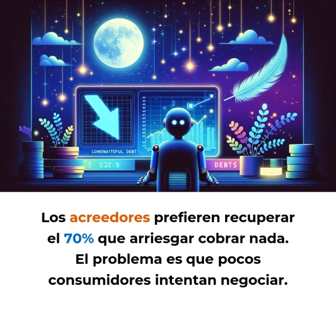 Idea de AI Agent: Negociador Automático de Deudas Personales con IA - Un agente autónomo que contacta a tus acreedores, negocia mejores condiciones y reduce tu deuda mientras duermes - Carousel Image