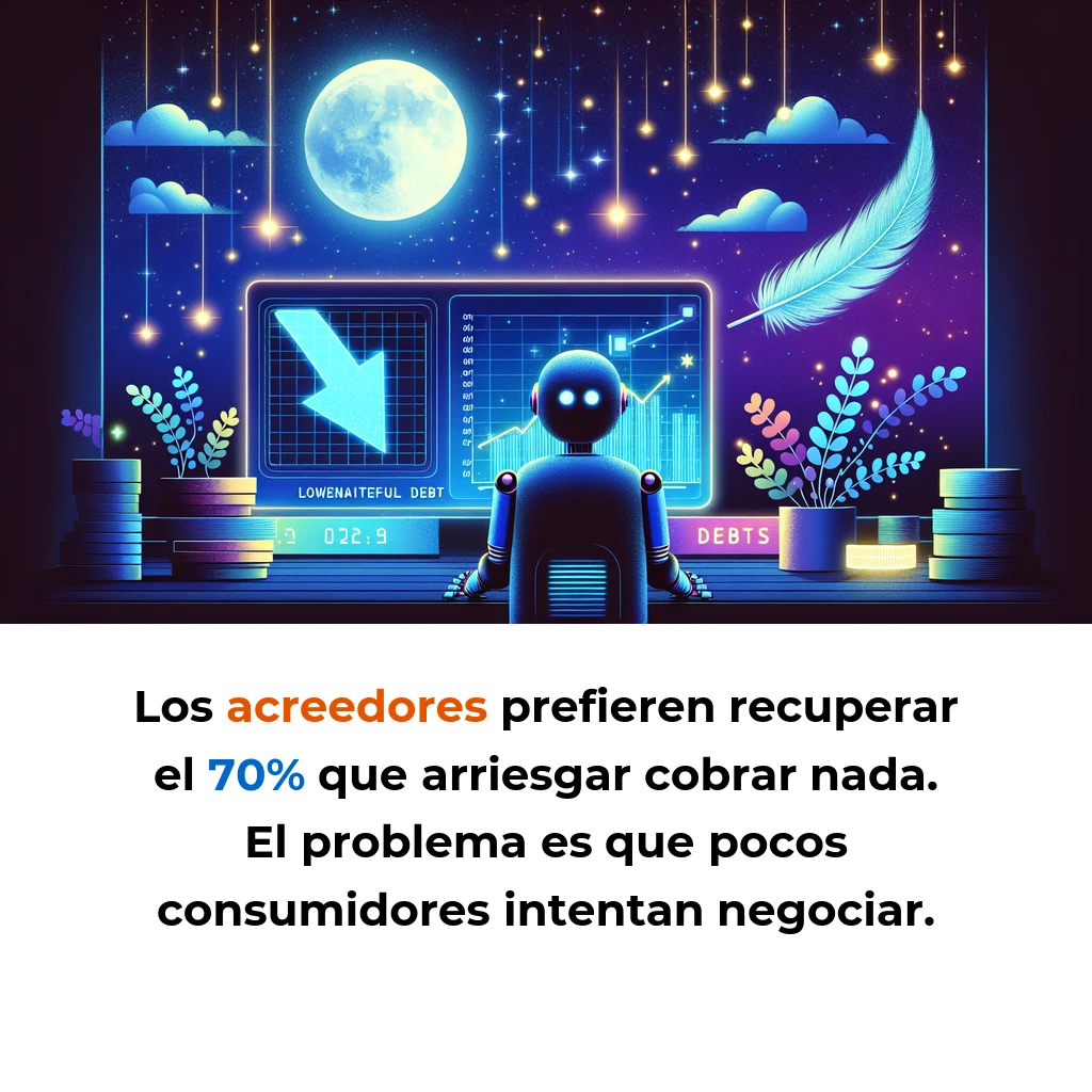 Idea de AI Agent: Negociador Automático de Deudas Personales con IA - Un agente autónomo que contacta a tus acreedores, negocia mejores condiciones y reduce tu deuda mientras duermes - Carousel Image