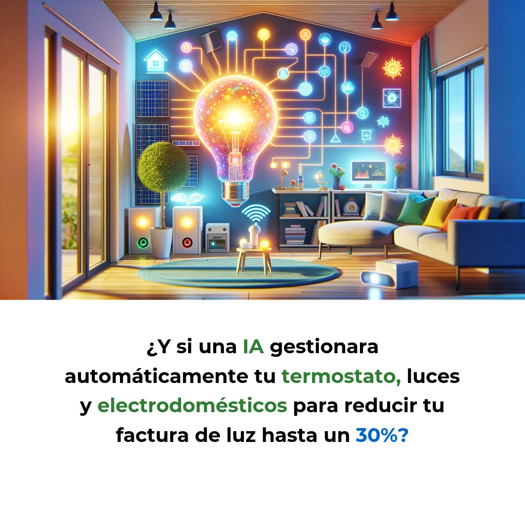 Idea de AI Agent: Optimizador Autónomo de Energía para Hogares Inteligentes - Un agente de IA que aprende tus patrones de consumo y controla dispositivos IoT para reducir tu factura eléctrica hasta un 30% - Carousel Image