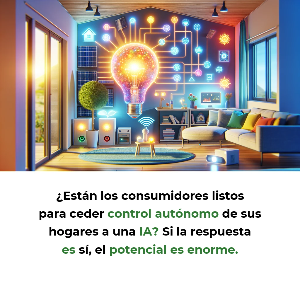 Idea de AI Agent: Optimizador Autónomo de Energía para Hogares Inteligentes - Un agente de IA que aprende tus patrones de consumo y controla dispositivos IoT para reducir tu factura eléctrica hasta un 30% - Carousel Image