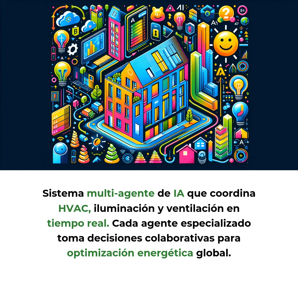 Idea de AI Agent: Sistema Multi-Agente para Optimización Energética en Edificios Inteligentes – Carousel Image