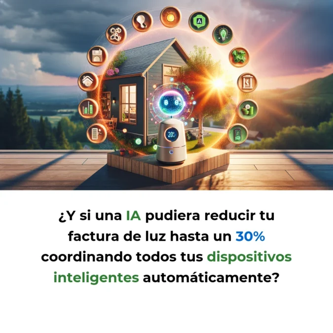 Idea de AI Agent: Optimizador de Energía Doméstica que Reduce tu Factura un 30% - Un agente de IA autónomo que aprende tus patrones de consumo y controla dispositivos inteligentes para minimizar gastos y emisiones - Carousel Image