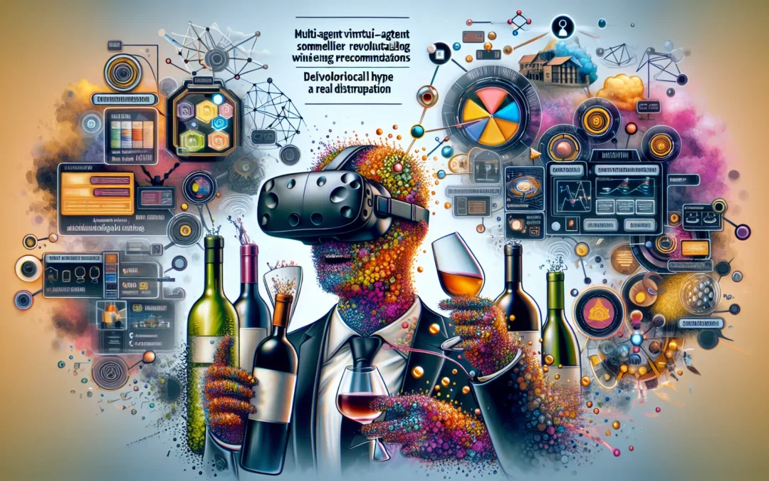Idea de AI Agent: Sommelier Virtual Multi-Agente que Revoluciona las Recomendaciones de Vino - AI agent, sommelier virtual, multi-agente, recomendaciones vino, realidad aumentada, machine learning, industria vinícola, personalización, B2B, SaaS
