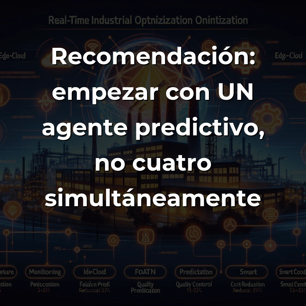 Idea de AI Agent: Sistema Multi-Agente para Optimización Industrial en Tiempo Real – 4 Agentes Coordinados – Carousel Image