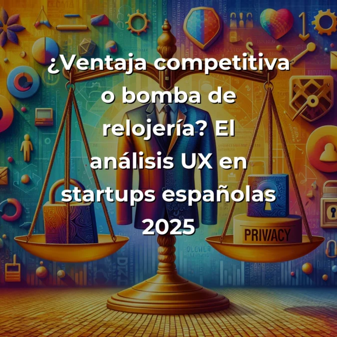 ¿Ventaja competitiva o bomba de relojería? El análisis de datos UX en las startups españolas de 2025 – Carousel Image