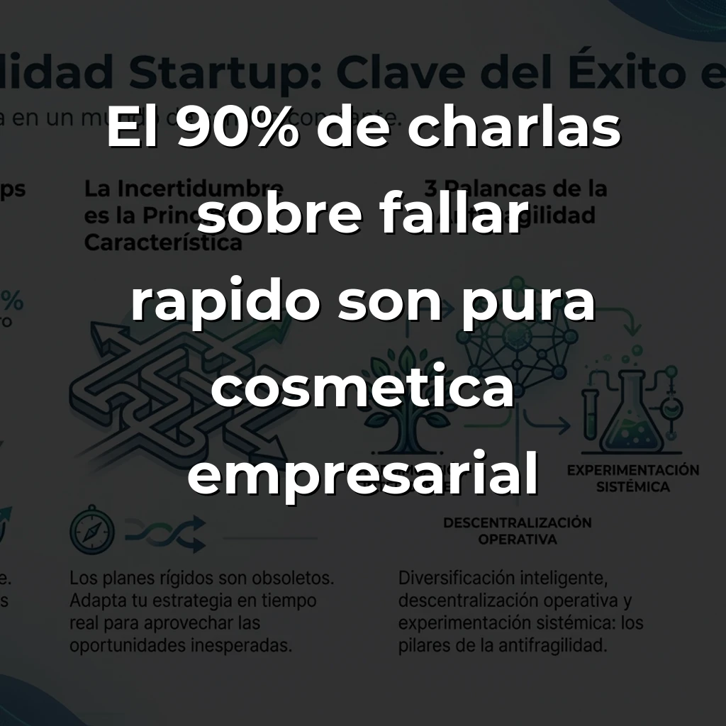 Antifragilidad en Startups: Por Qué Alimentarse del Caos Es Tu Única Ventaja Real en 2025 – Carousel Image