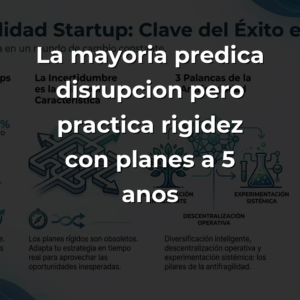 Antifragilidad en Startups: Por Qué Alimentarse del Caos Es Tu Única Ventaja Real en 2025 – Carousel Image