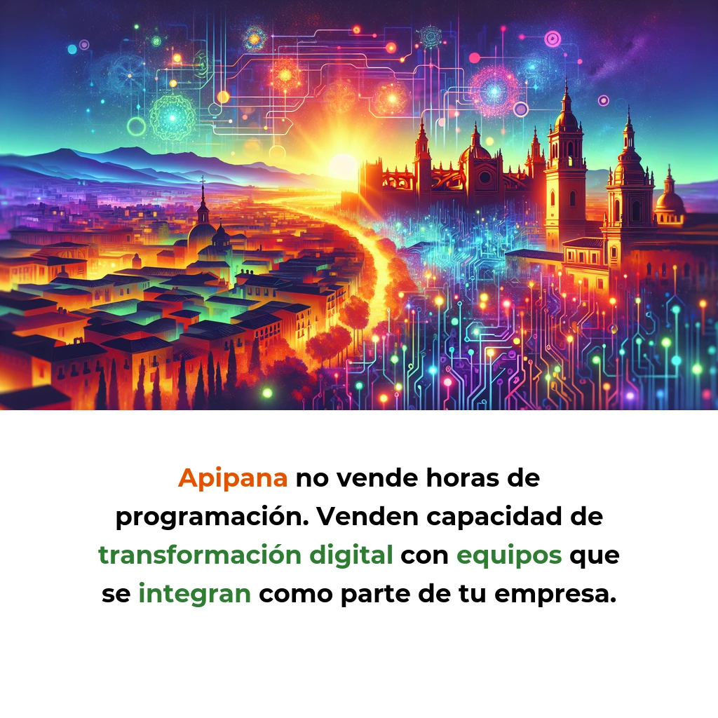Apipana: Desarrollo de Software a Medida con Calidad desde Granada - La startup granadina que convierte equipos técnicos en socios estratégicos de transformación digital - Carousel Image