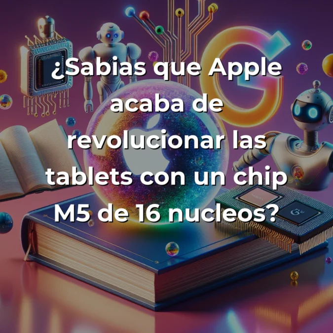 Tech y IA News 23/10: Apple M5, OpenAI LegalTech, Cobots China, Google AI Mode - - - Carousel Image