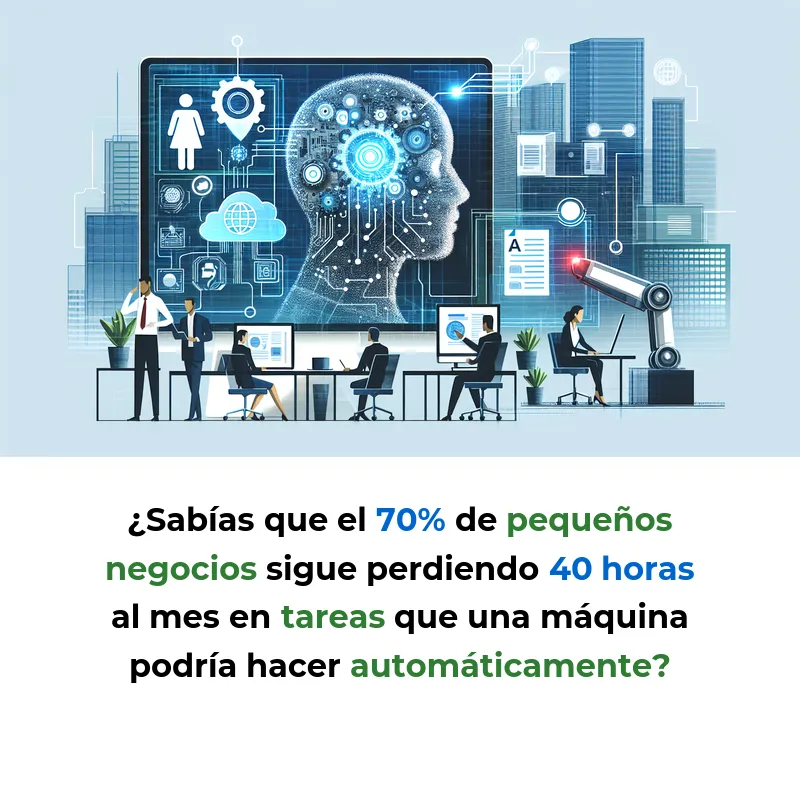 Automatización con IA para pequeños negocios: guía práctica para 2026 - Cómo implementar inteligencia artificial en pequeñas empresas de manera estratégica y efectiva - Carousel Image