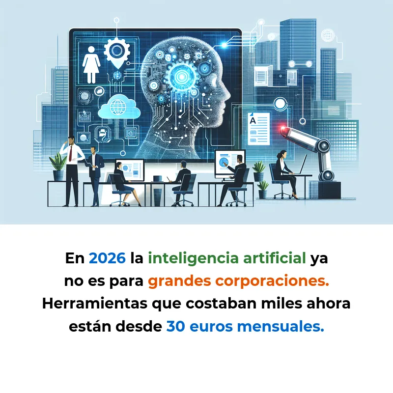 Automatización con IA para pequeños negocios: guía práctica para 2026 - Cómo implementar inteligencia artificial en pequeñas empresas de manera estratégica y efectiva - Carousel Image