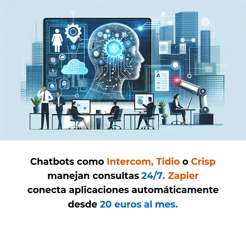 Automatización con IA para pequeños negocios: guía práctica para 2026 - Cómo implementar inteligencia artificial en pequeñas empresas de manera estratégica y efectiva - Carousel Image