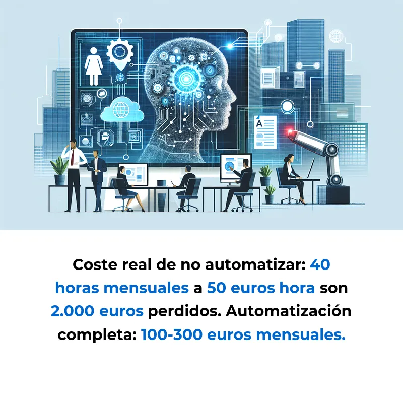 Automatización con IA para pequeños negocios: guía práctica para 2026 - Cómo implementar inteligencia artificial en pequeñas empresas de manera estratégica y efectiva - Carousel Image