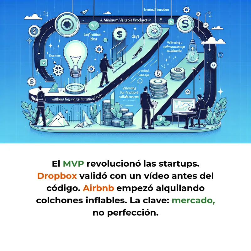 De idea a MVP en días: cómo validar tu software sin arruinarte - Descubre cómo crear un prototipo funcional rápidamente y validar tu idea de negocio - Carousel Image