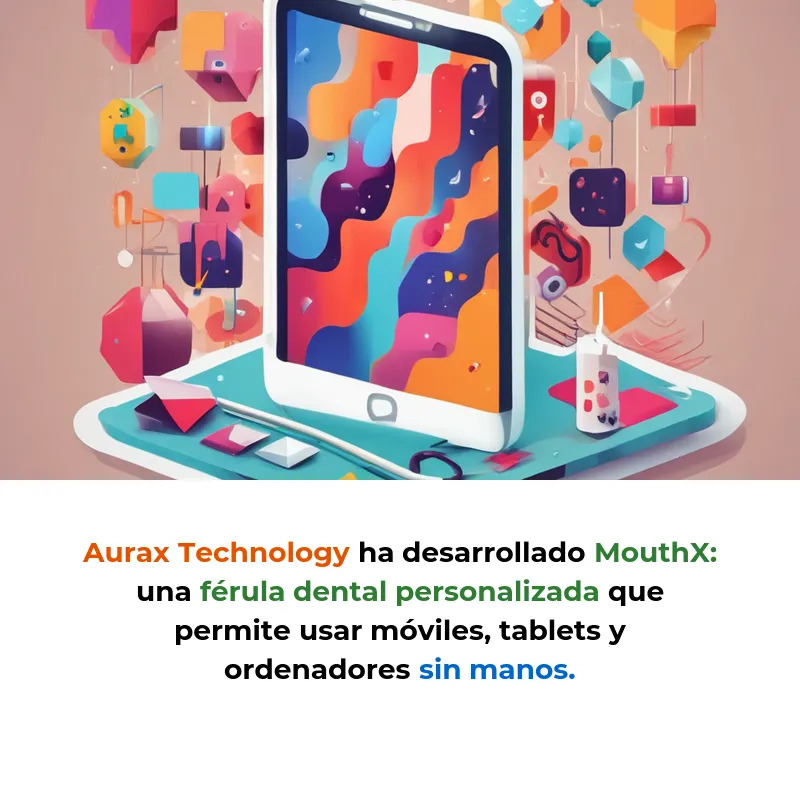 Aurax Technology: Controla tu móvil y ordenador con la lengua - Esta startup española ha creado MouthX, un dispositivo bucal que permite usar cualquier pantalla sin manos - Carousel Image