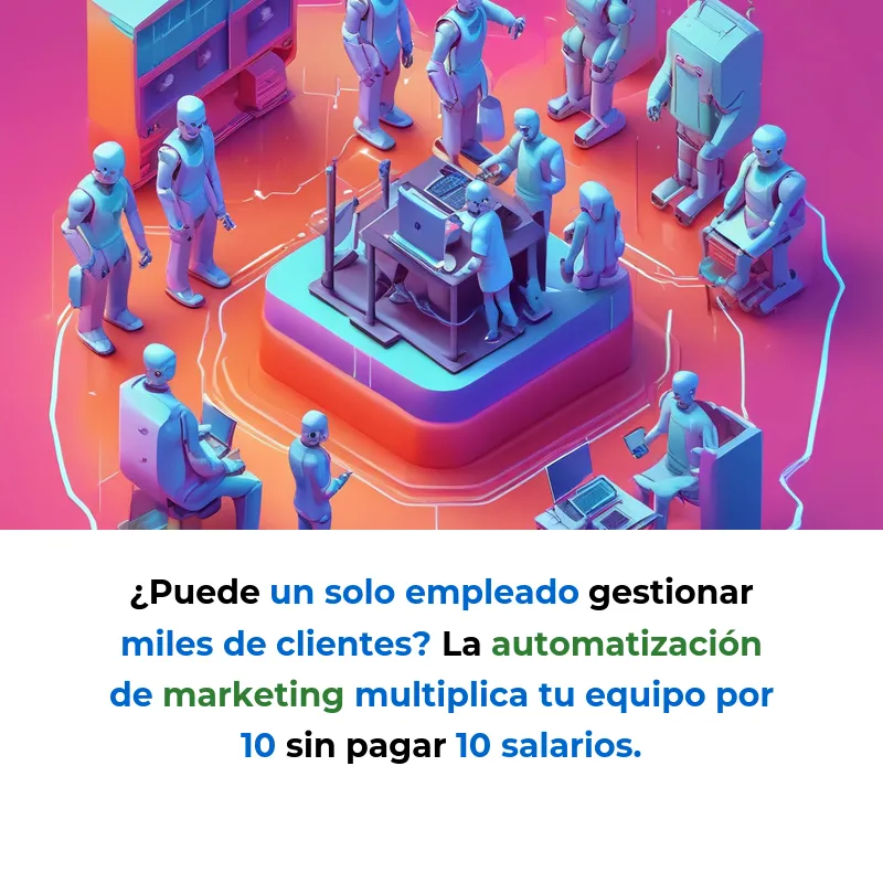Automatización de Marketing: Cómo Escalar Campañas Sin Aumentar Costos Humanos - La guía completa para entender cómo el software puede multiplicar tu equipo de marketing por 10 - Carousel Image