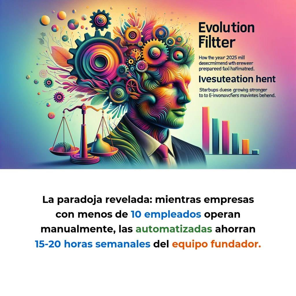 La automatización fiscal como filtro darwiniano: cómo 2025 separará a las startups preparadas de las rezagadas - ⚖️ Análisis del impacto real de la facturación electrónica obligatoria en el ecosistema startup español - Carousel Image