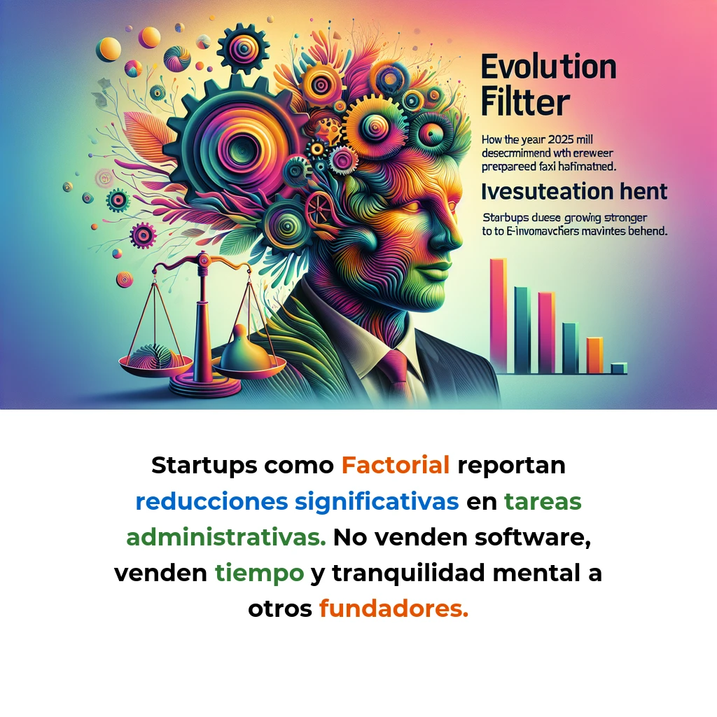 La automatización fiscal como filtro darwiniano: cómo 2025 separará a las startups preparadas de las rezagadas - ⚖️ Análisis del impacto real de la facturación electrónica obligatoria en el ecosistema startup español - Carousel Image