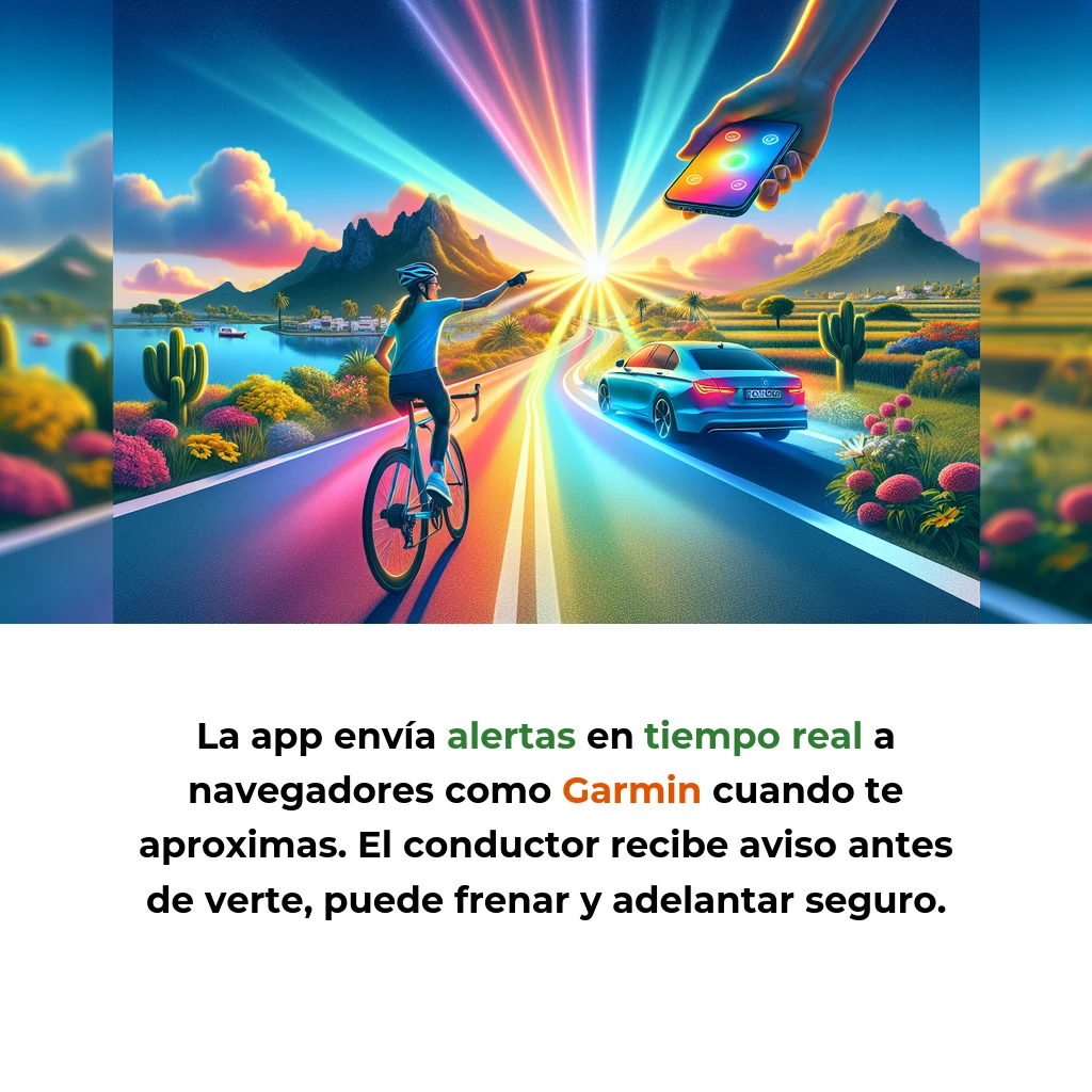 Beloo: La startup balear que convierte tu móvil en un sistema de seguridad para ciclistas - Una app gratuita que alerta a los coches de tu presencia antes de que te vean - Carousel Image