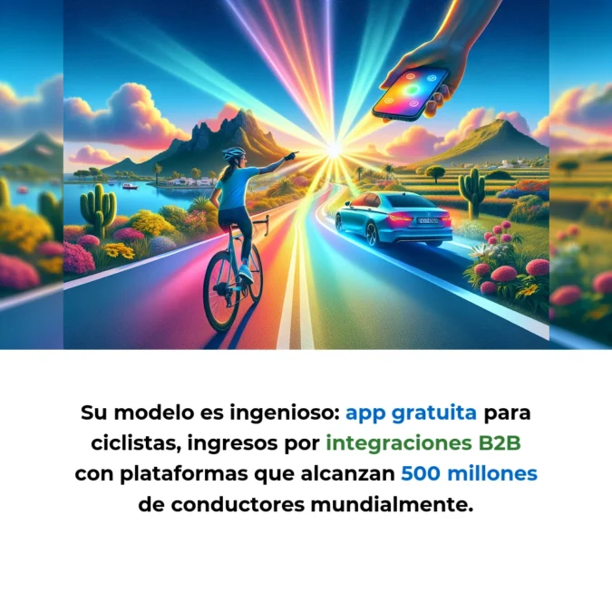 Beloo: La startup balear que convierte tu móvil en un sistema de seguridad para ciclistas - Una app gratuita que alerta a los coches de tu presencia antes de que te vean - Carousel Image