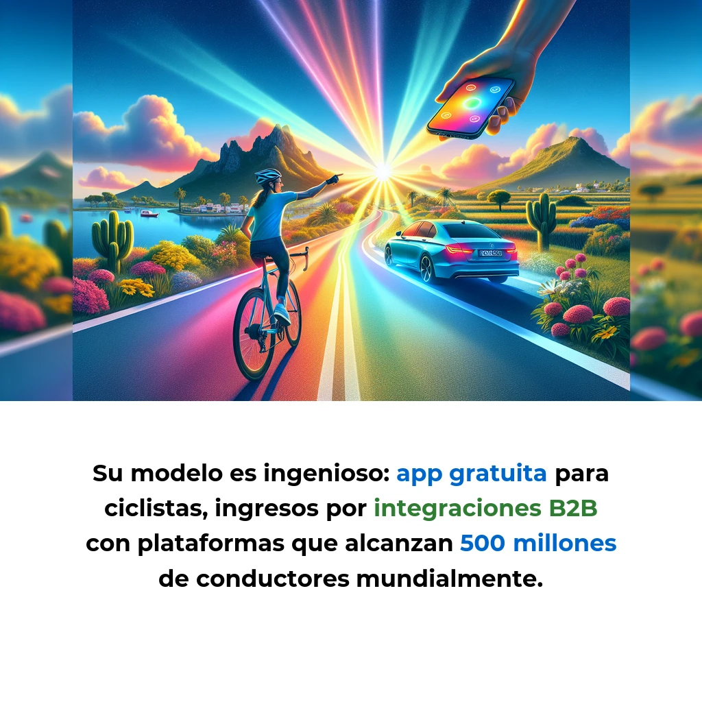 Beloo: La startup balear que convierte tu móvil en un sistema de seguridad para ciclistas - Una app gratuita que alerta a los coches de tu presencia antes de que te vean - Carousel Image
