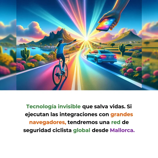 Beloo: La startup balear que convierte tu móvil en un sistema de seguridad para ciclistas - Una app gratuita que alerta a los coches de tu presencia antes de que te vean - Carousel Image