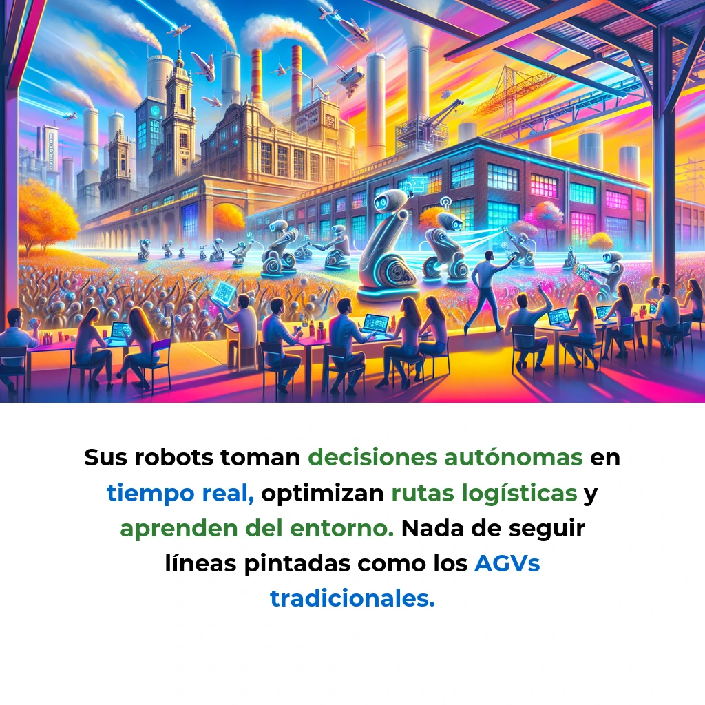 Binarial: La Startup Gallega que Fabrica Robots Autónomos con Cerebro Propio - Desde Galicia, esta empresa diseña AMRs inteligentes que están automatizando fábricas con tecnología 100% propia - Carousel Image