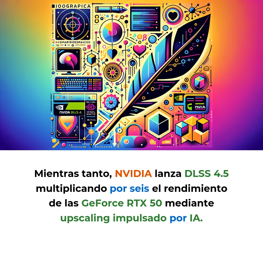 Tech y IA News 08/01/2026: Biographica + CompartirEspacios + NVIDIA DLSS 4.5 - - - Carousel Image