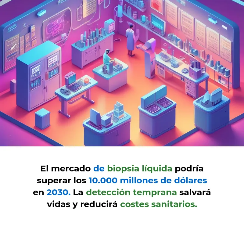 Flomics Biotech: Detección temprana de cáncer mediante biopsia líquida basada en ARN - La spin-off de la UPF desarrolla un test sanguíneo que identifica cinco tipos de cáncer en estadios iniciales con un 80% de sensibilidad y 92% de precisión diagnóstica - Carousel Image