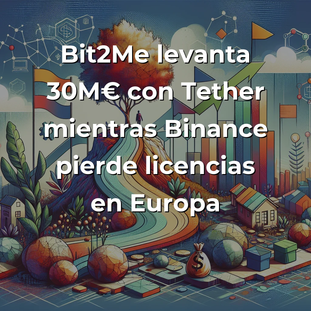 Bit2Me levanta 30M€ con Tether: análisis de cómo el compliance se convierte en ventaja competitiva en cripto - La startup española demuestra que la regulación MiCA es una oportunidad, no una amenaza, para exchanges que apostaron temprano por el compliance - Carousel Image