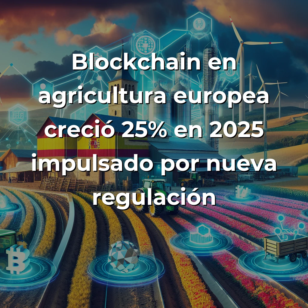Blockchain agroalimentario en España: ¿revolución competitiva o trampa regulatoria en 2025? – Carousel Image