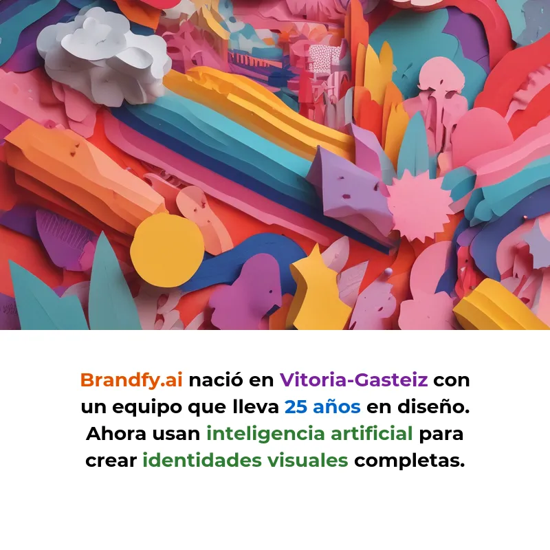 Brandfy.ai: La startup vasca que crea marcas completas con inteligencia artificial en minutos - De 6 meses y 50.000€ a unos minutos y una suscripción mensual: así funciona esta herramienta para diseñadores - Carousel Image
