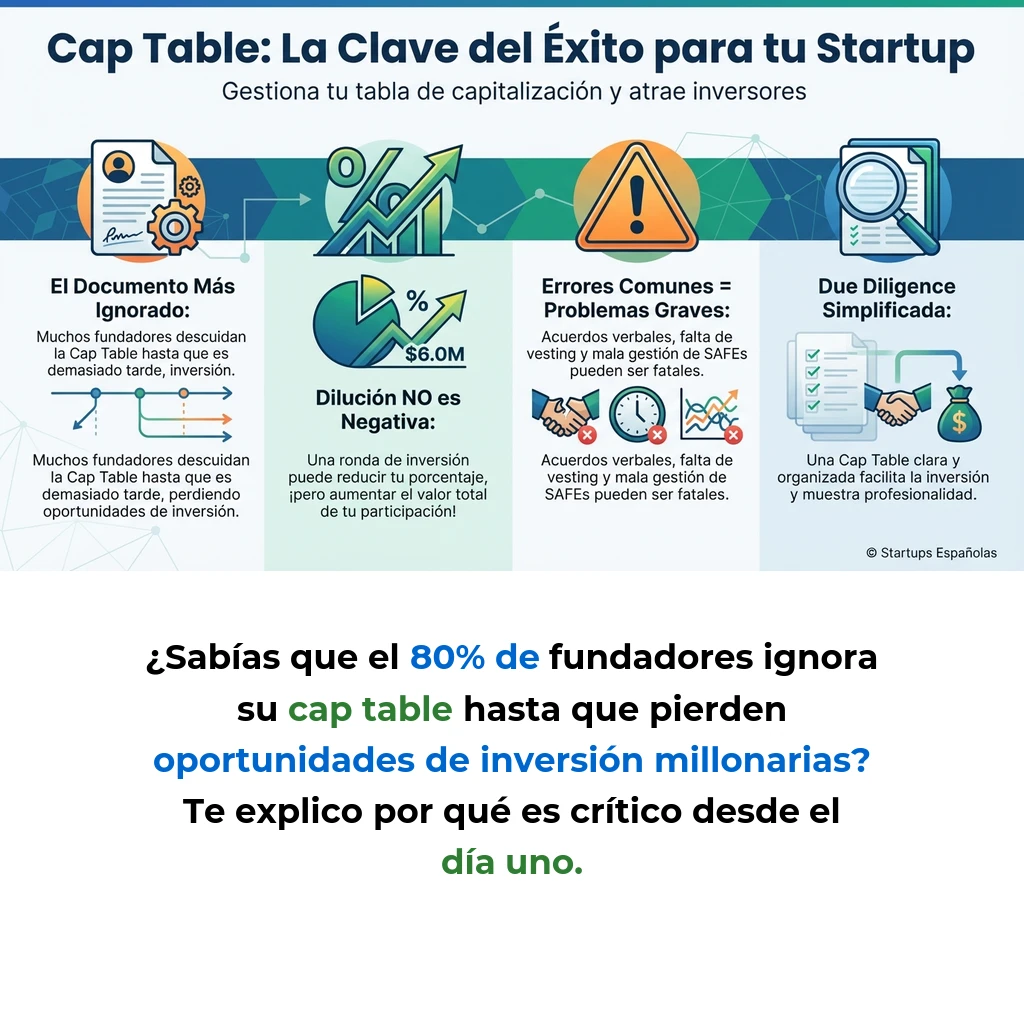 Cap Table: Qué es y Cómo Gestionar la Tabla de Capitalización de tu Startup - Guía completa sobre la estructura de propiedad empresarial y su gestión estratégica - Carousel Image