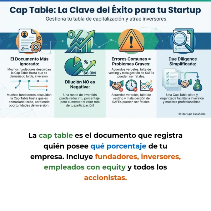 Cap Table: Qué es y Cómo Gestionar la Tabla de Capitalización de tu Startup - Guía completa sobre la estructura de propiedad empresarial y su gestión estratégica - Carousel Image