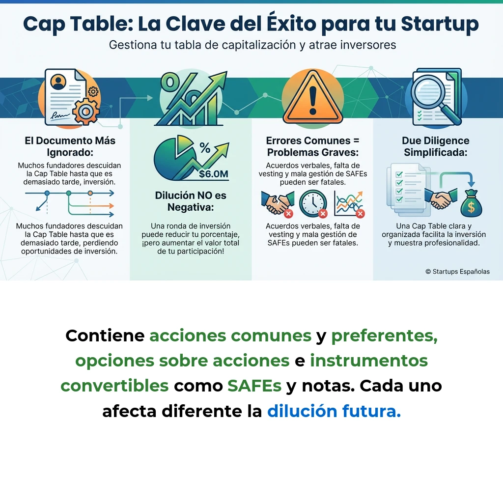 Cap Table: Qué es y Cómo Gestionar la Tabla de Capitalización de tu Startup - Guía completa sobre la estructura de propiedad empresarial y su gestión estratégica - Carousel Image