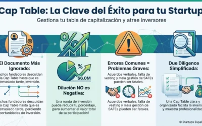 Cap Table: Qué es y Cómo Gestionar la Tabla de Capitalización de tu Startup