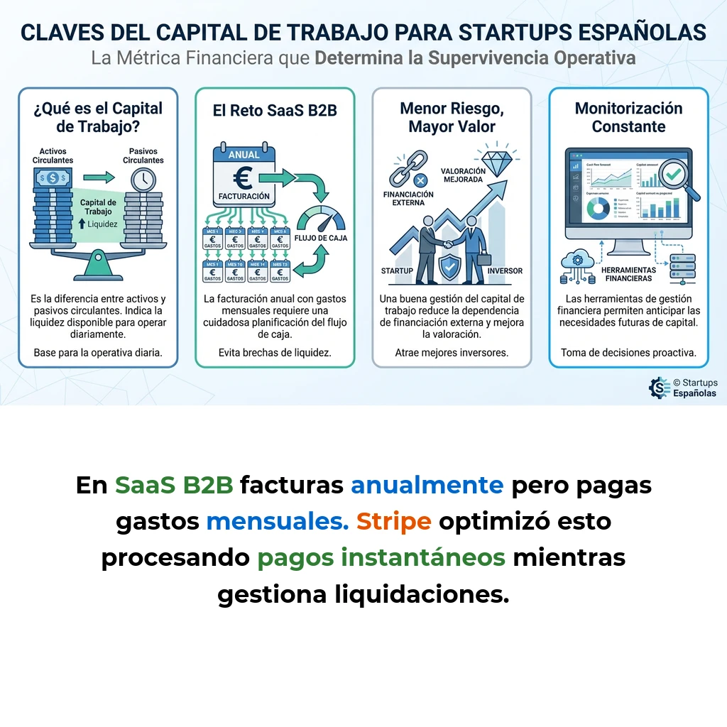 Capital de Trabajo en Startups: La Métrica Financiera que Determina la Supervivencia Operativa - Cómo la gestión del capital de trabajo puede marcar la diferencia entre el crecimiento sostenible y el colapso financiero - Carousel Image
