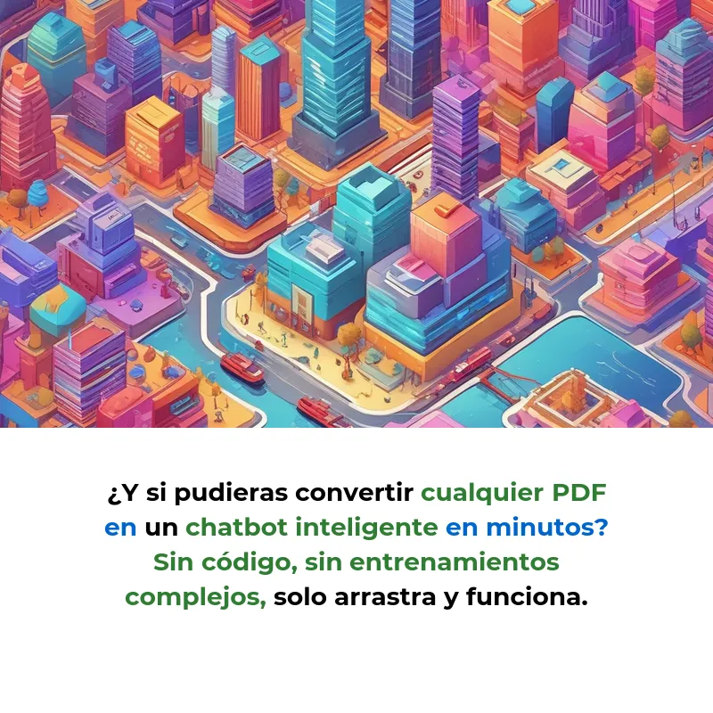 Idea de Negocio: Convertir PDFs en Chatbots con IA – El Customer Support del Futuro – Carousel Image
