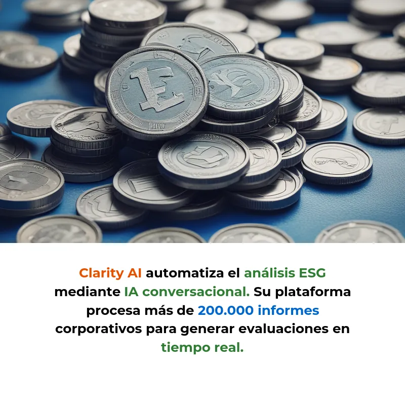 Clarity AI: Líder en Análisis ESG con IA que Sirve a 60 Billones de Dólares en Activos - Forrester Research nombra a Clarity AI líder en datos ESG tras reducir el análisis de meses a segundos mediante inteligencia artificial - Carousel Image