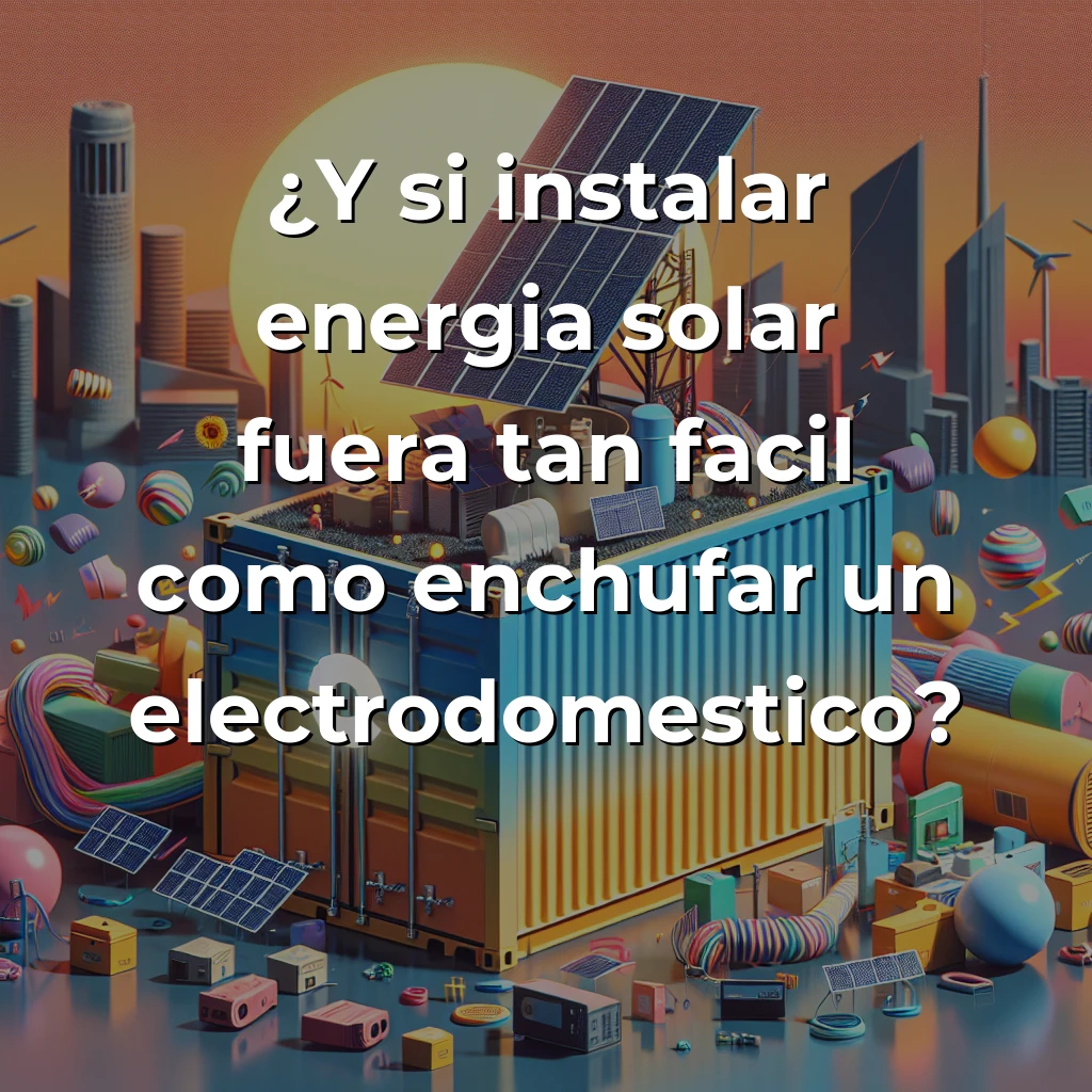 Nomad Solar Energy: La Startup que Mete la Energía Solar en un Contenedor - La empresa madrileña que democratiza las renovables con generadores solares que se instalan en tres horas y sin inversión inicial - Carousel Image