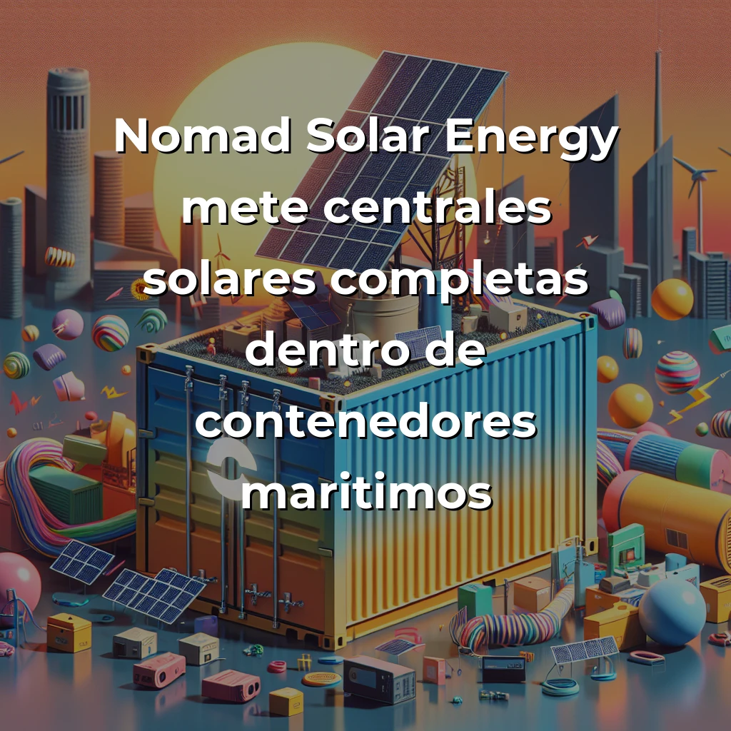 Nomad Solar Energy: La Startup que Mete la Energía Solar en un Contenedor - La empresa madrileña que democratiza las renovables con generadores solares que se instalan en tres horas y sin inversión inicial - Carousel Image