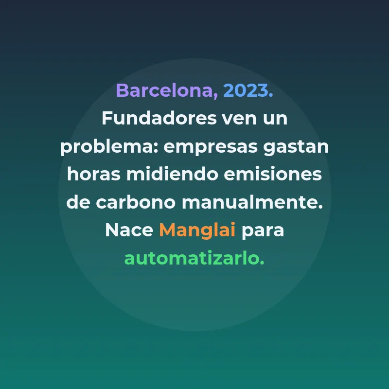 Manglai: la startup barcelonesa que mide la huella de - Fundada en Barcelona en 2023, Manglai automatiza el reporting ambiental de empresas con inteligencia artificial y ha captado financiación de All Iron Ventures y Acurio - Carousel Image