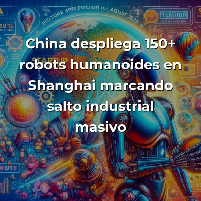 Startup News 2025-08-01: Cobee levanta 40M€, Good Job Games Serie A de 60M$ y China acelera en robótica humanoide - España brilla con Cobee, Zeleros e Innitius mientras Europa y Asia intensifican la competencia en IA, ciberseguridad y gaming - Carousel Image